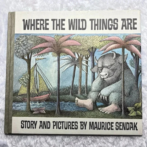 WHERE THE WILD THINGS ARE by Maurice Sendak  1974 HC 2nd EDITION - Picture 10 of 14
